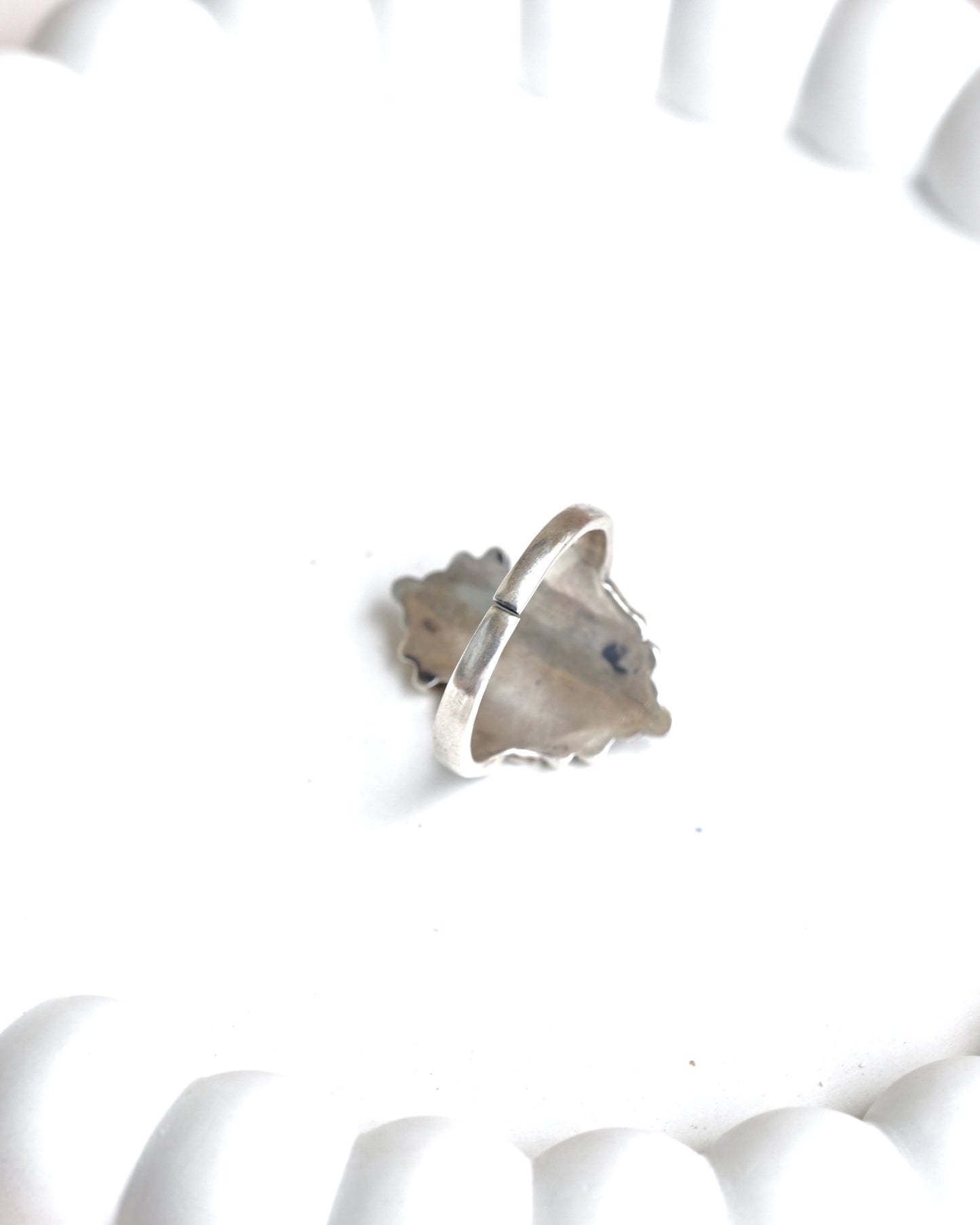 Twin Turquoise Blossom Ring