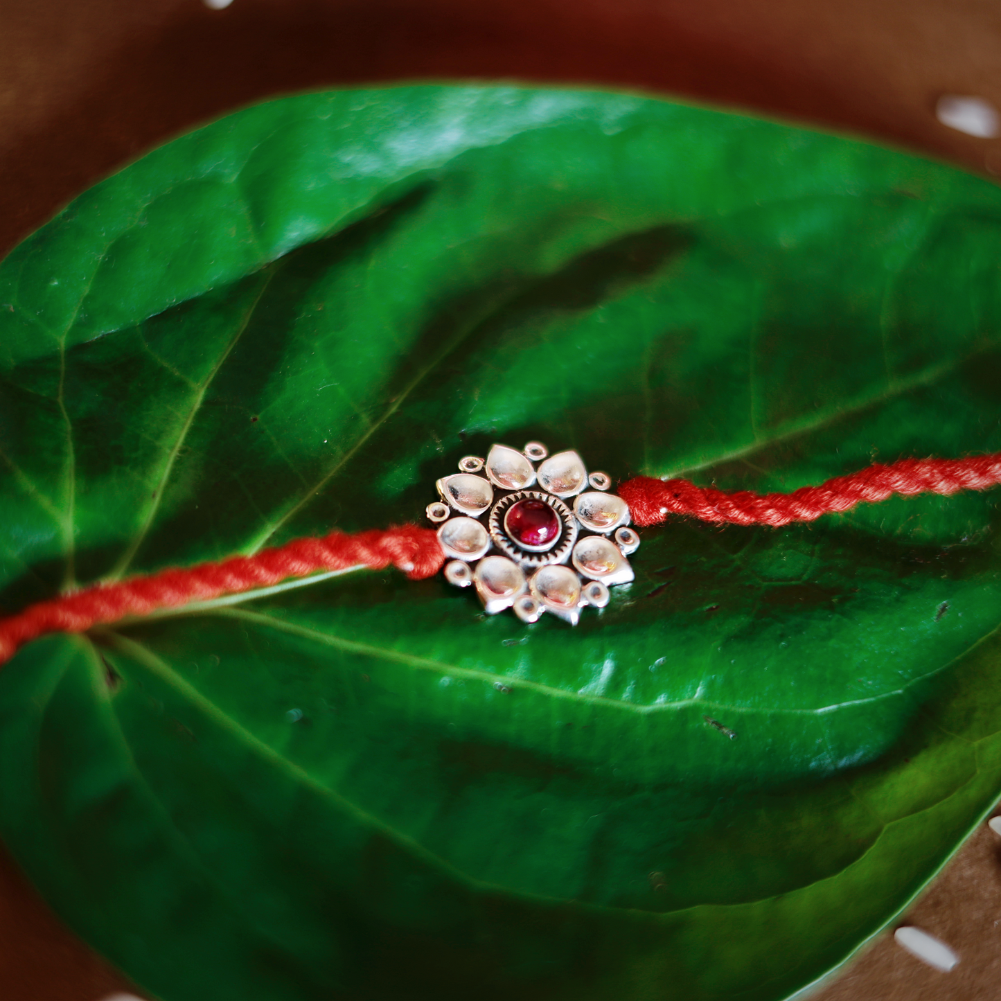 Red Blossom Rakhi