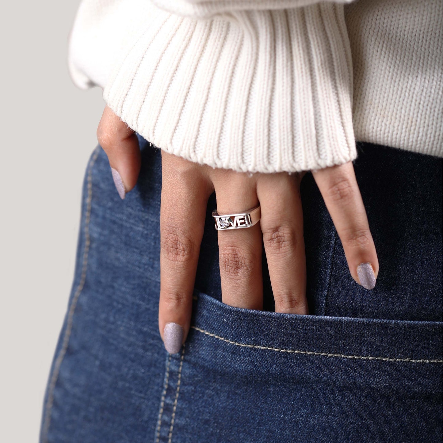 Love Broad Band Unisex Ring