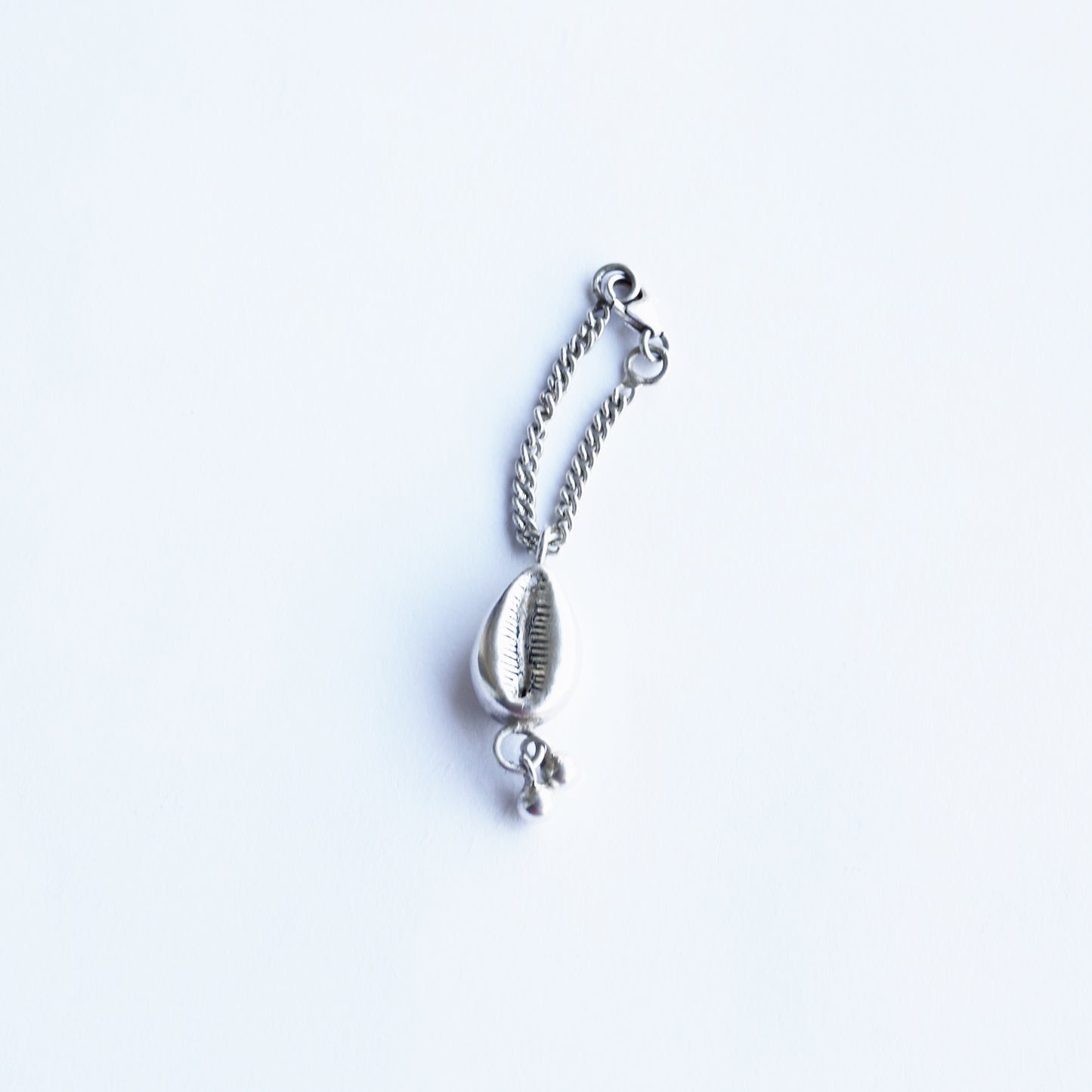Silver Cowrie Lumba Watch Charm Rakhi