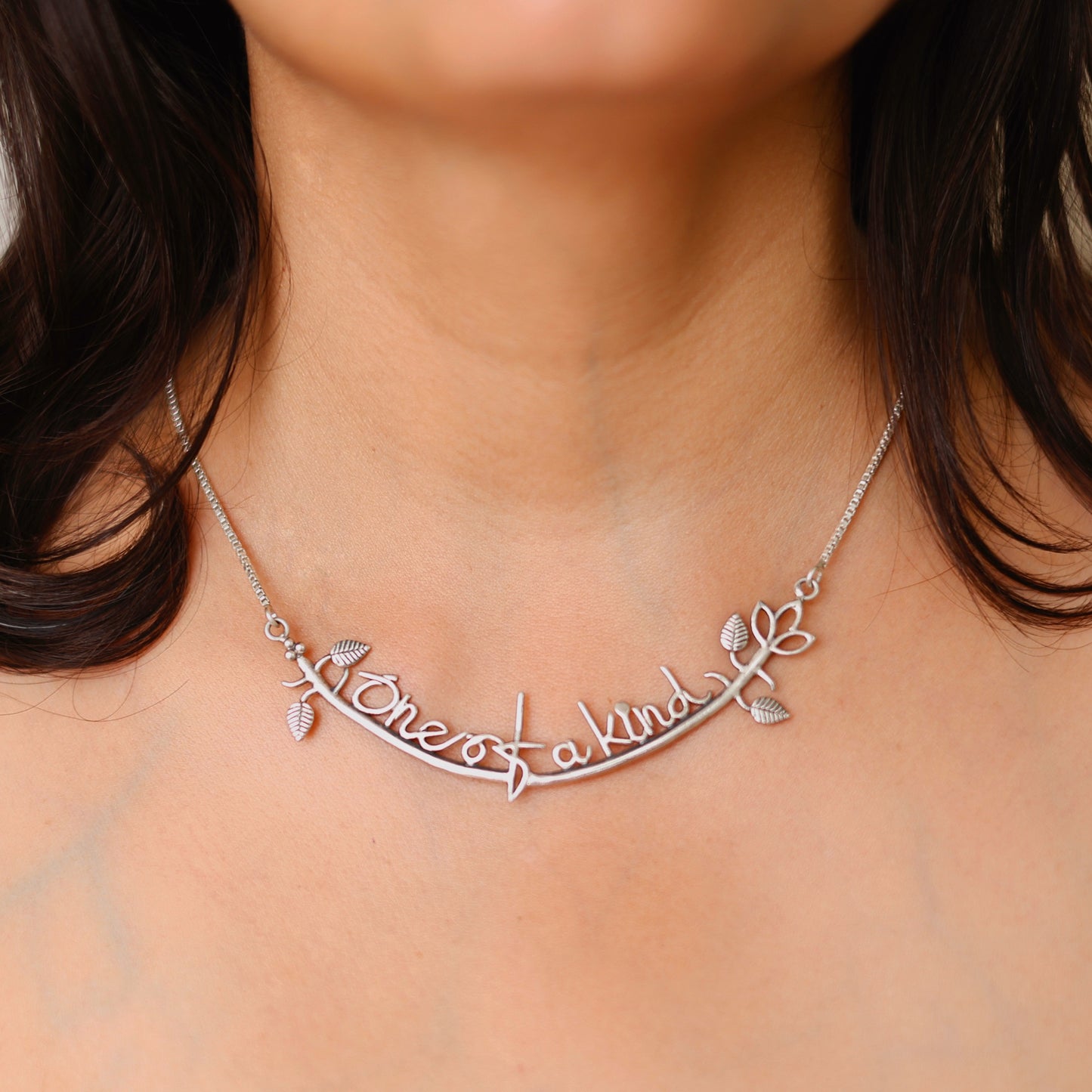 One Of A Kind Silver Necklace