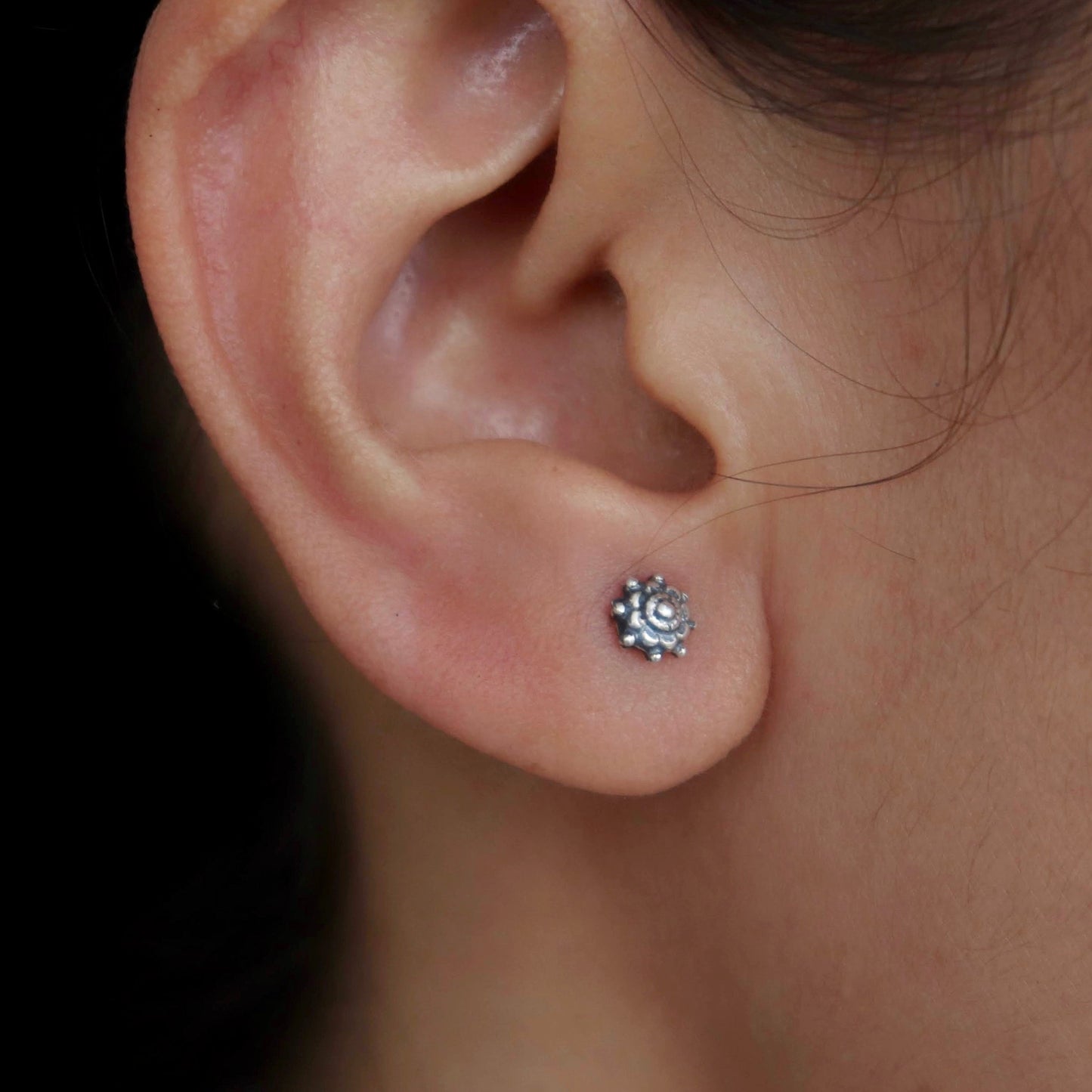 Wild Flower Cartilage or Kids Stud Earrings