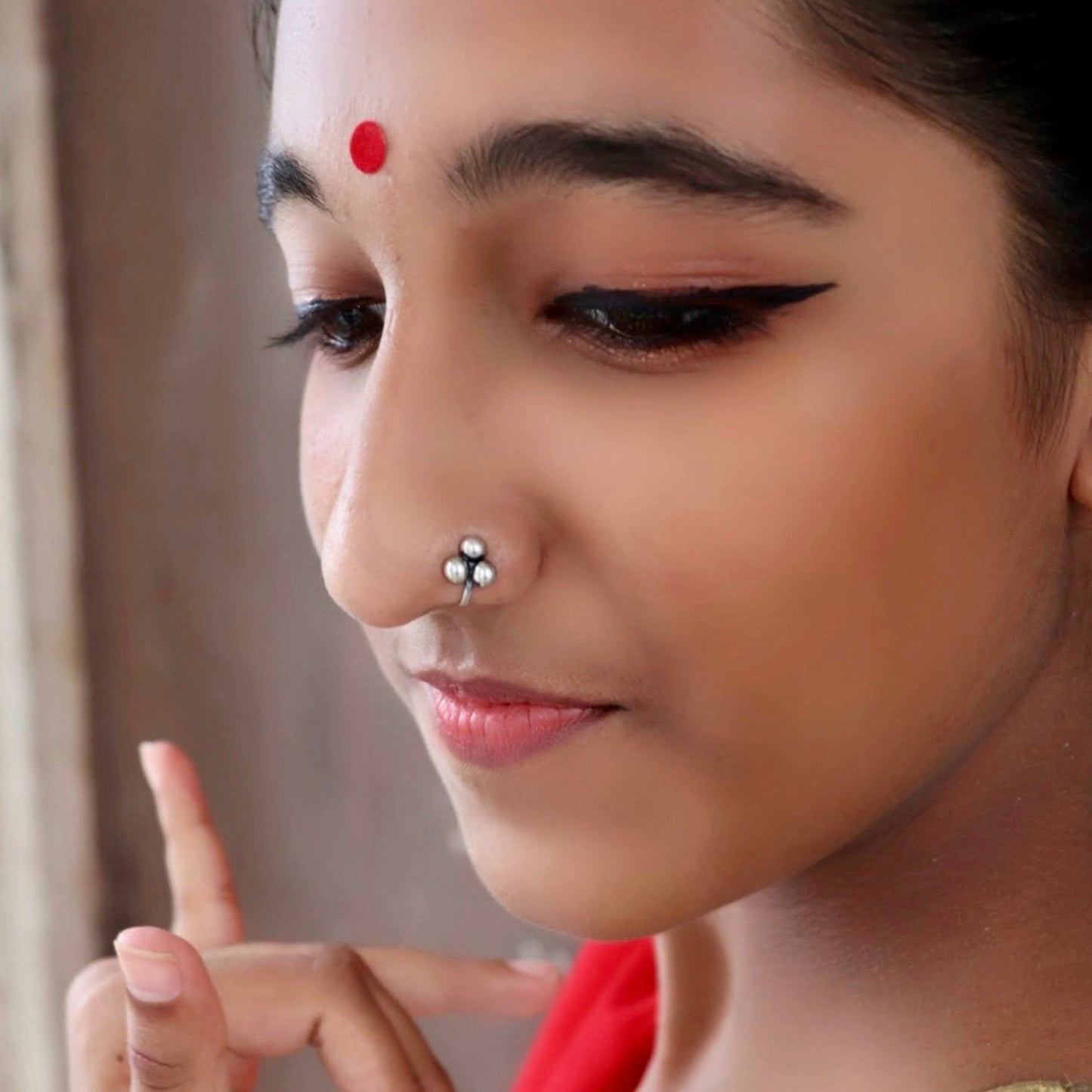 Tikona Nose pin (wire or Clip-on)