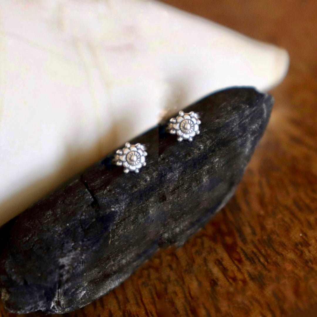 Wild Flower Cartilage or Kids Stud Earrings