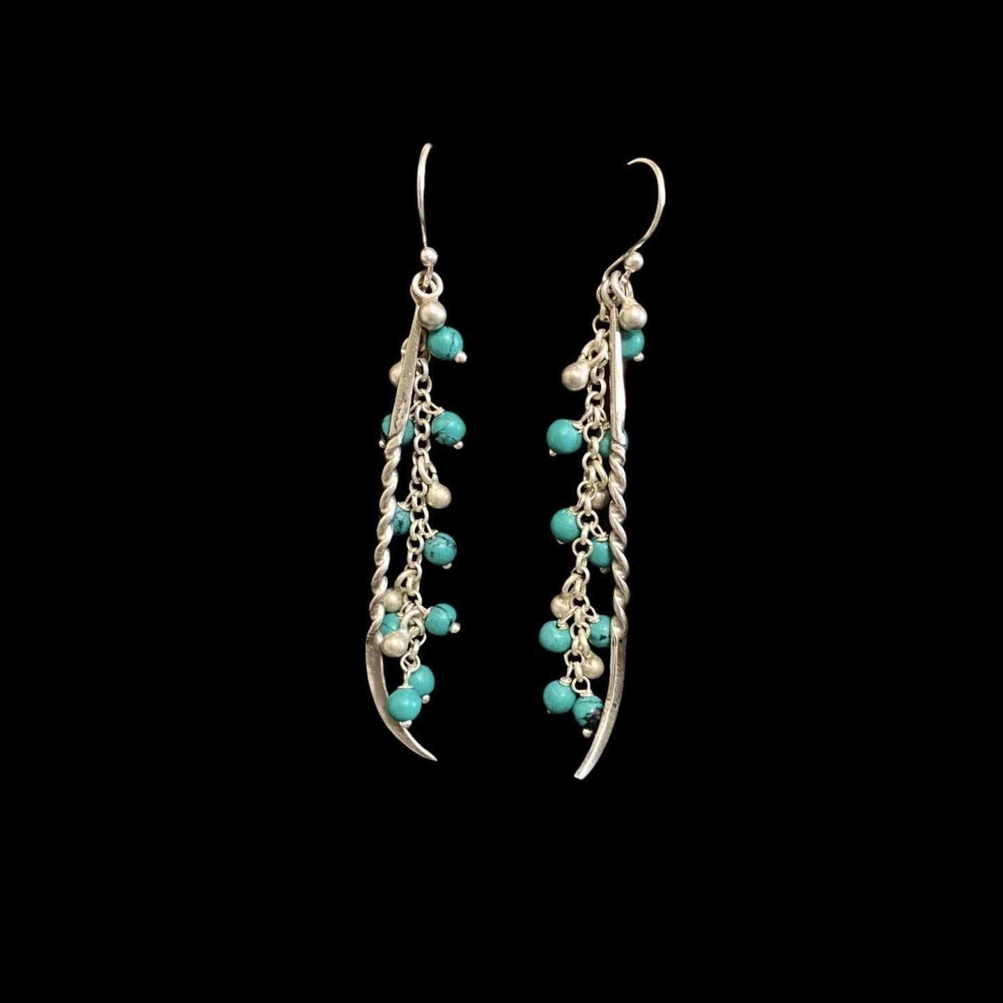 Cocktail Stick Turquoise Earrings - Smith Jewels