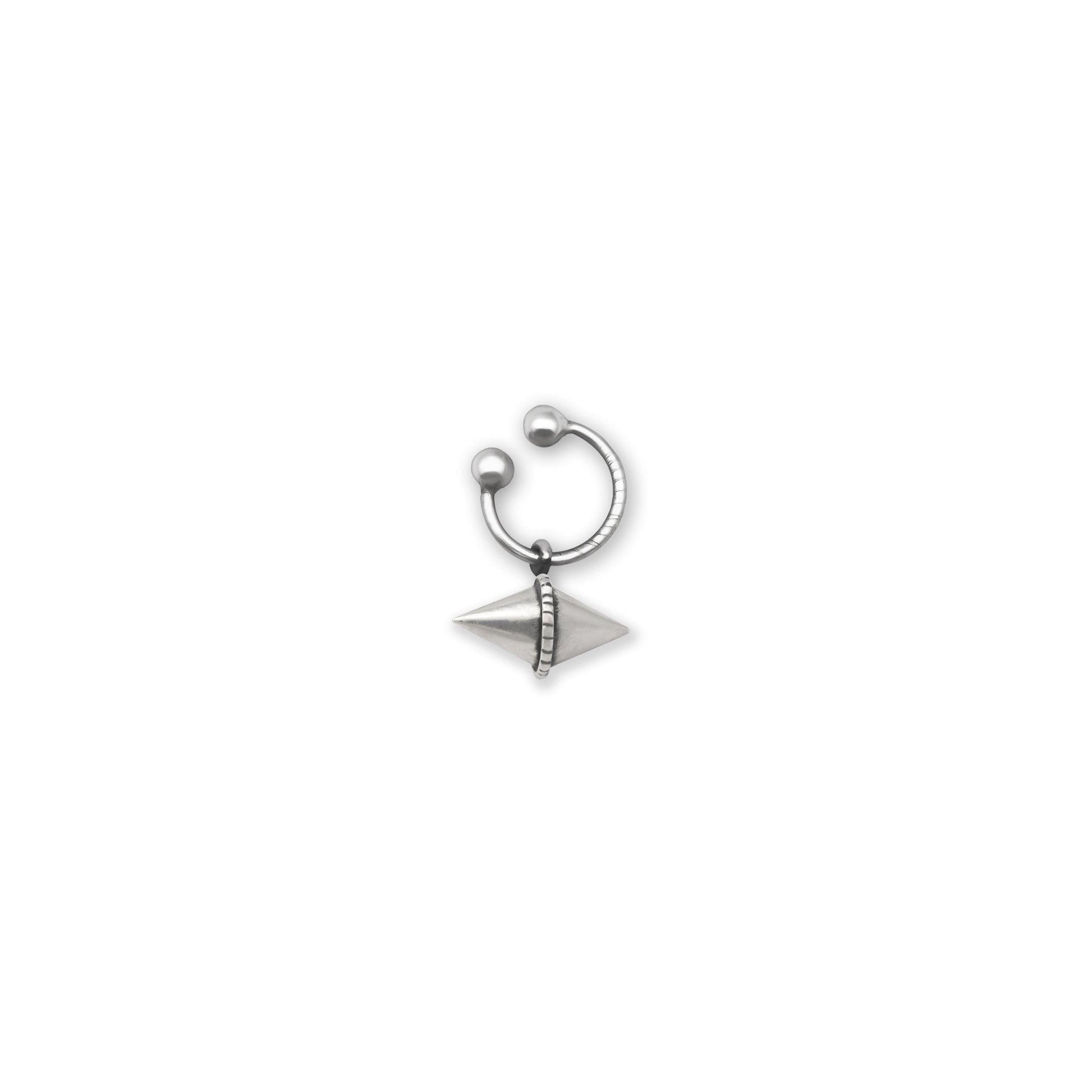 Dual Cone Ear-clip or Septum Ring Clipon - Smith Jewels