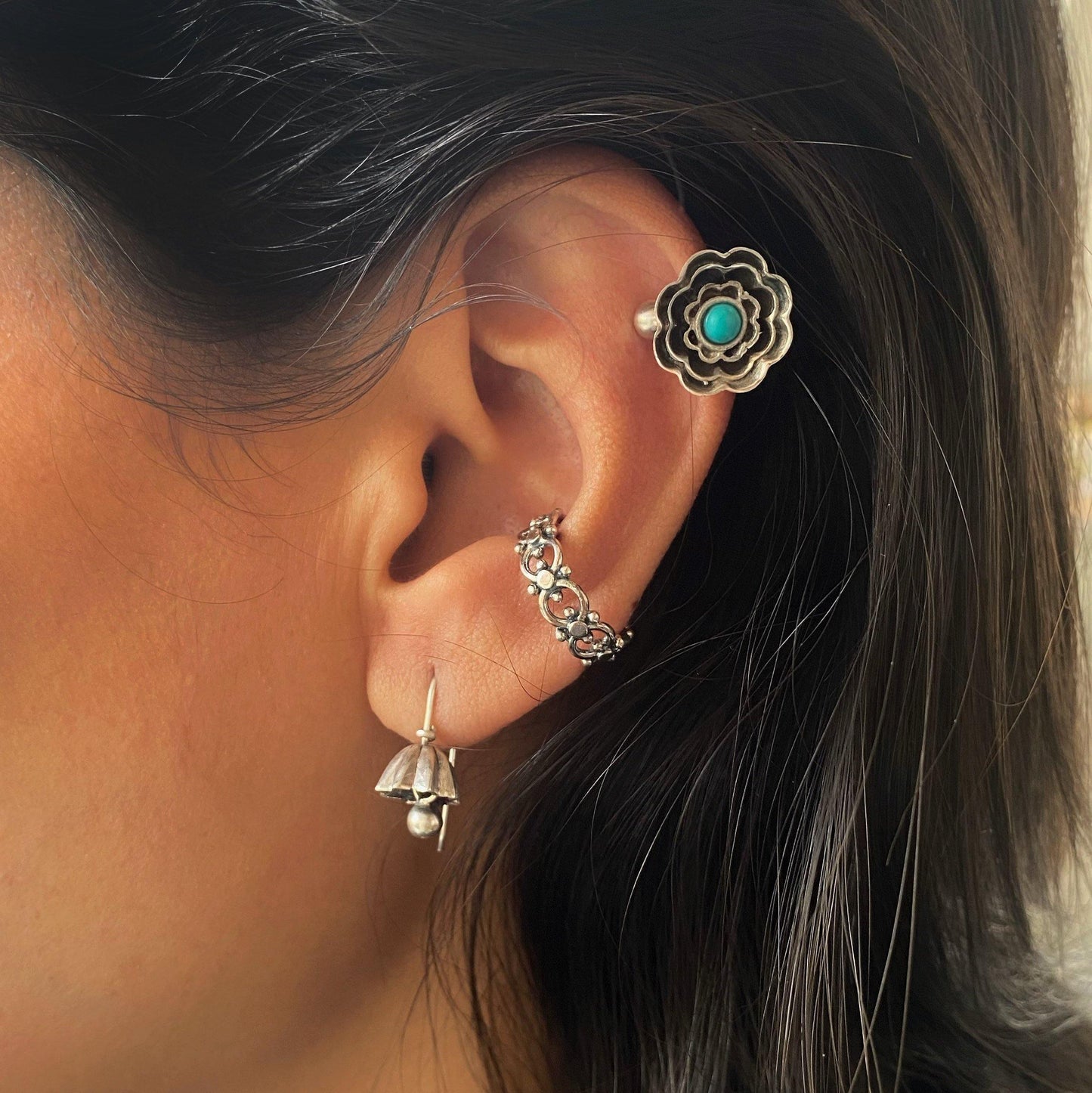 Filigree Band Earclip - Smith Jewels