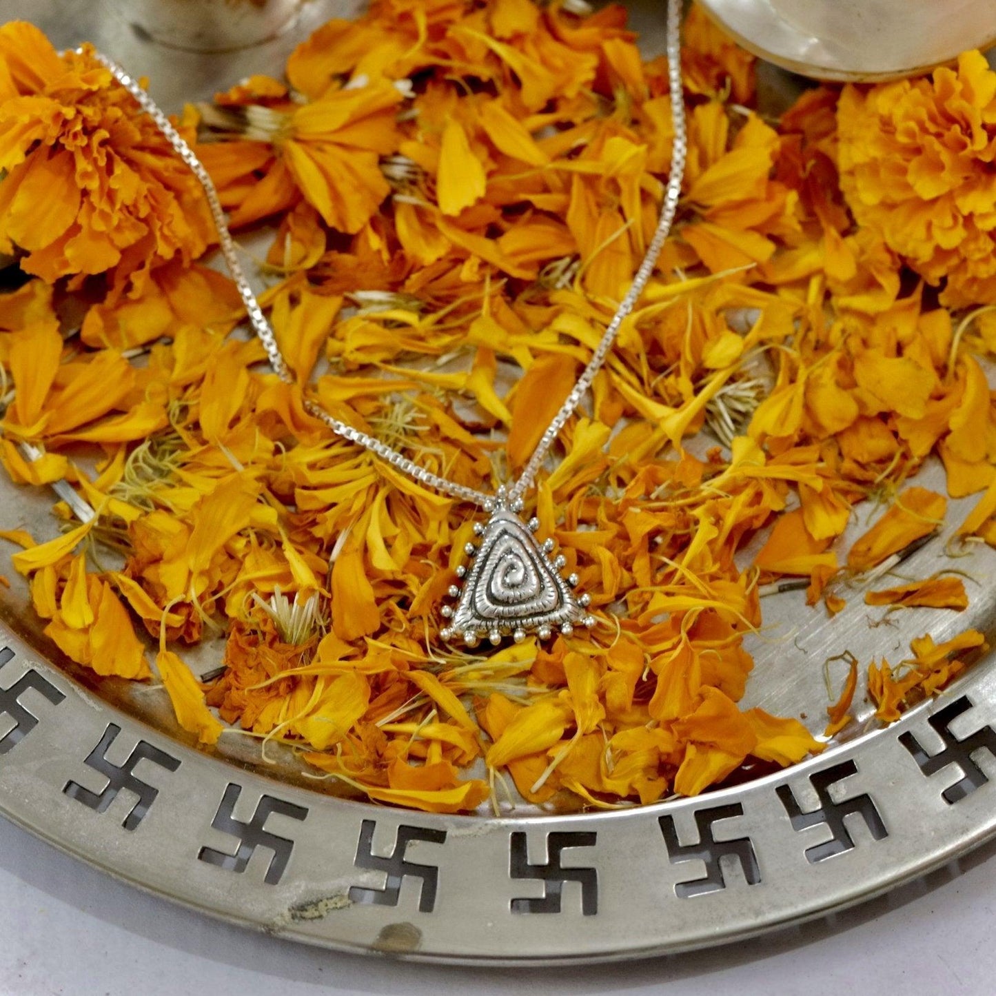 Handcrafted Einstein Spiral Rakhi cum Pendant - Smith Jewels