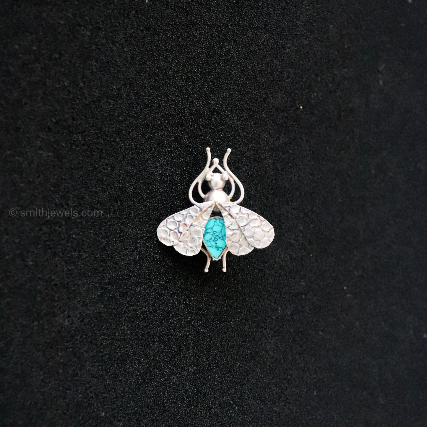 Housefly Brooch (Turquoise) - Smith Jewels