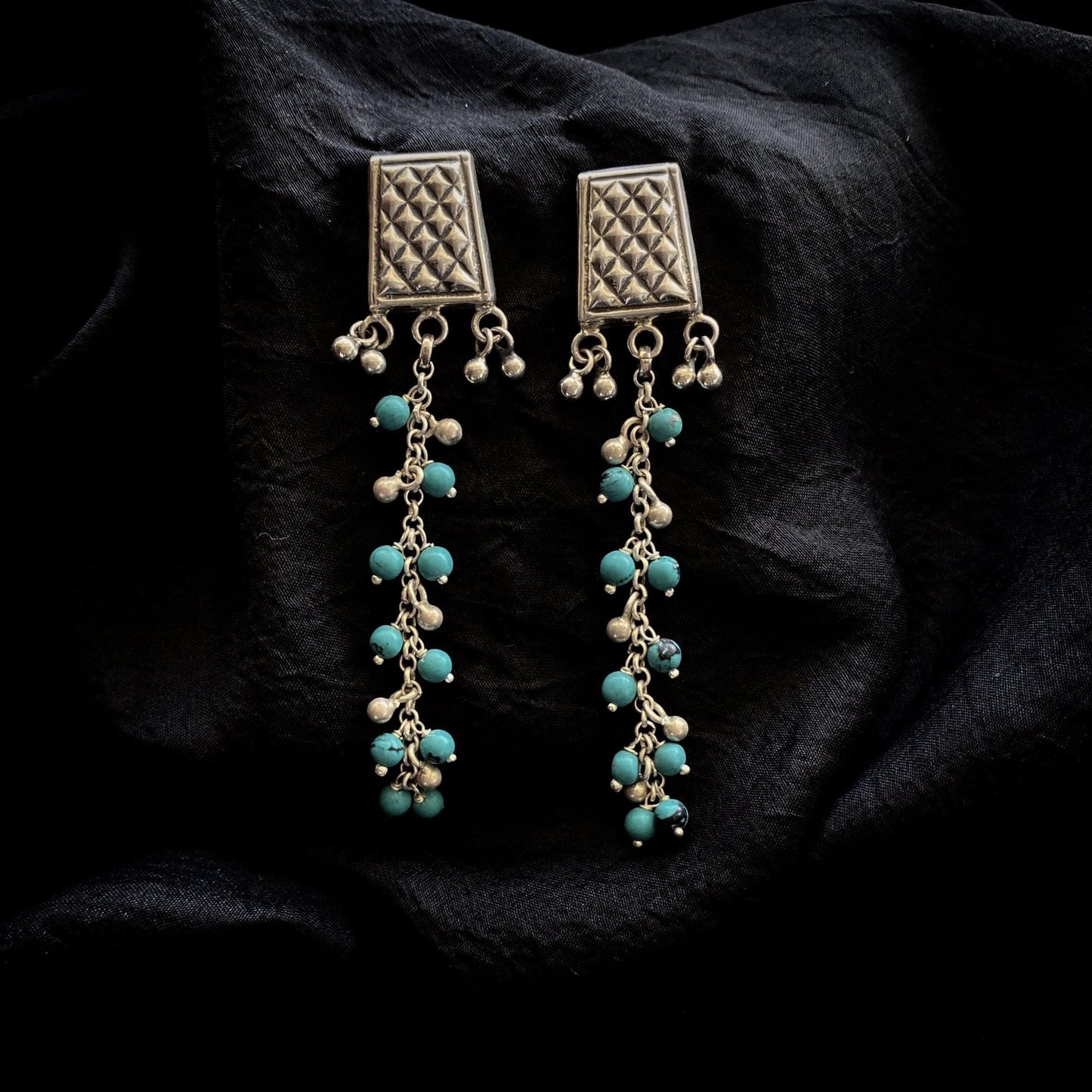 Inca Turquoise Droplets Earrings - Smith Jewels
