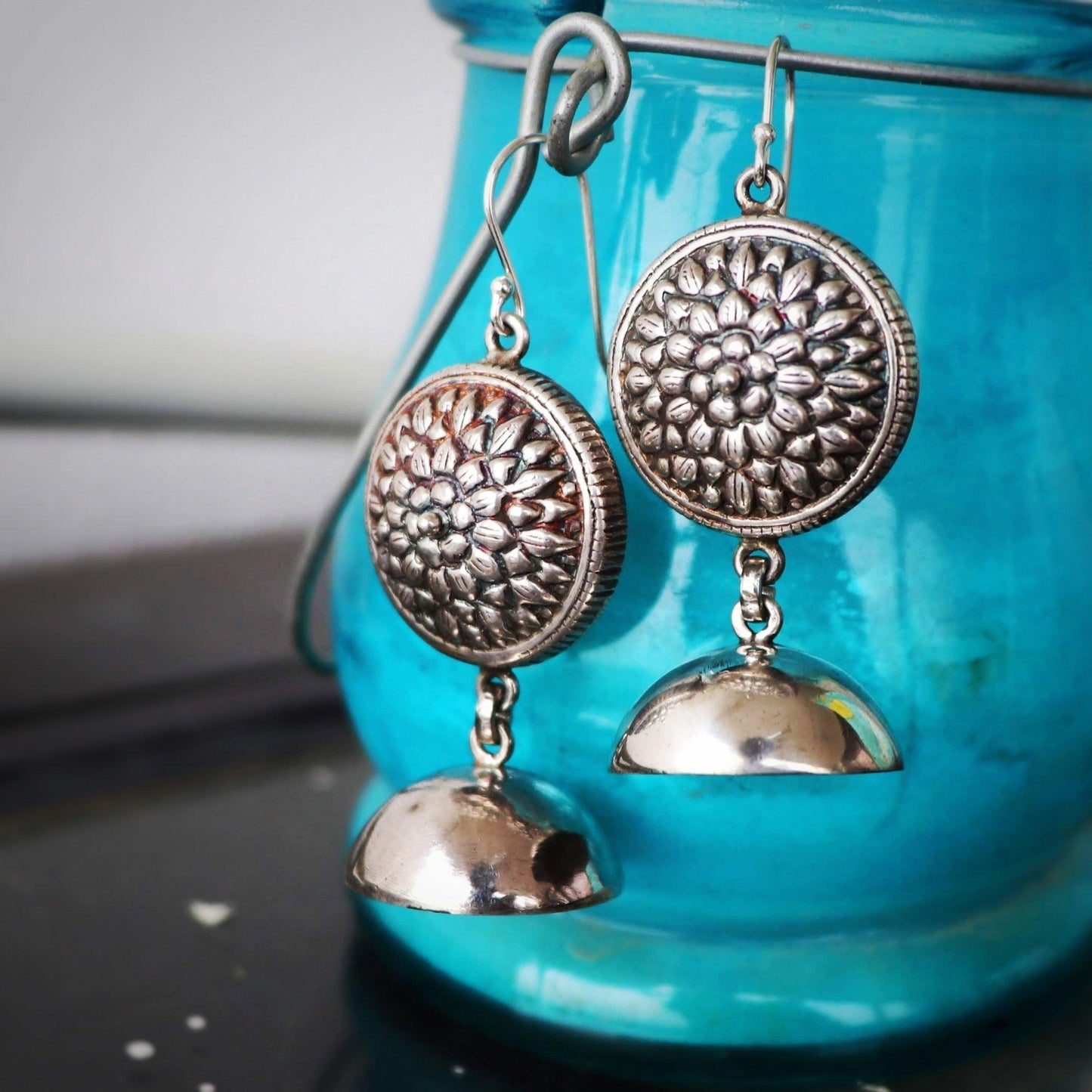 Mandala Jhumka - Smith Jewels