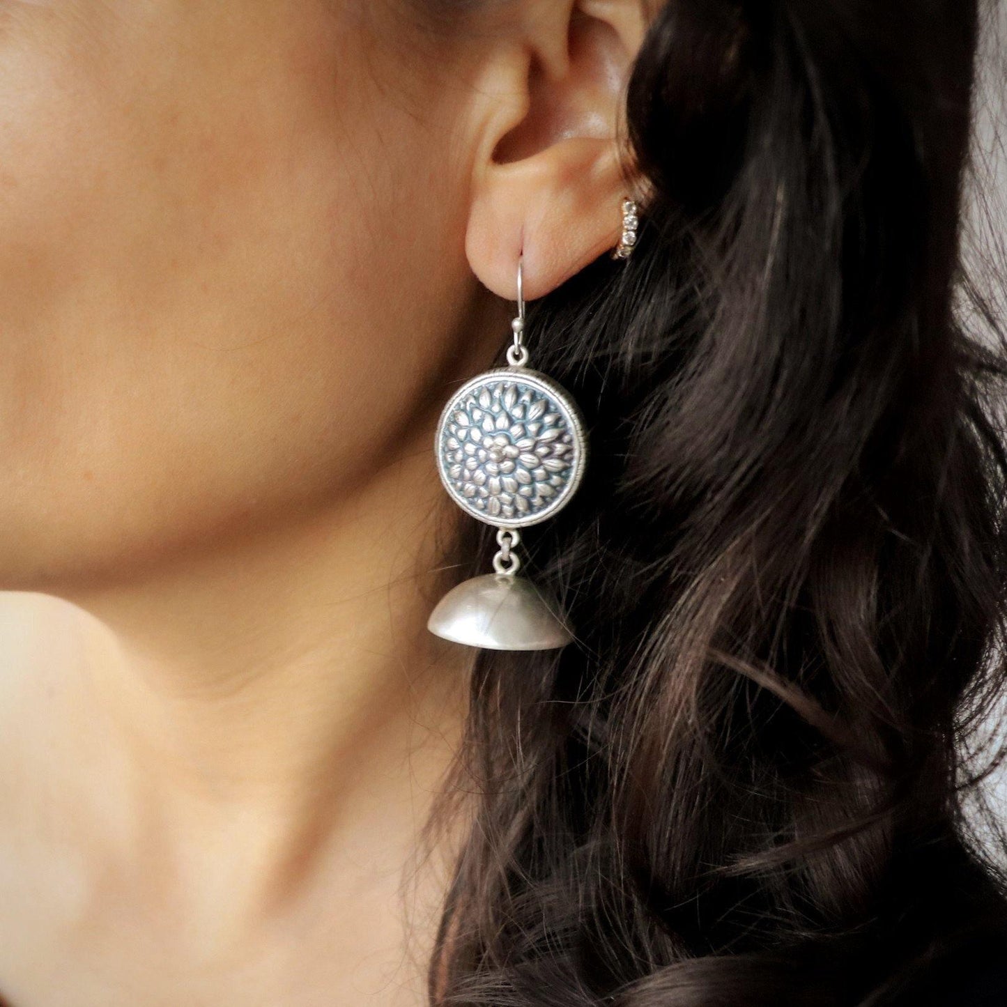 Mandala Jhumka - Smith Jewels