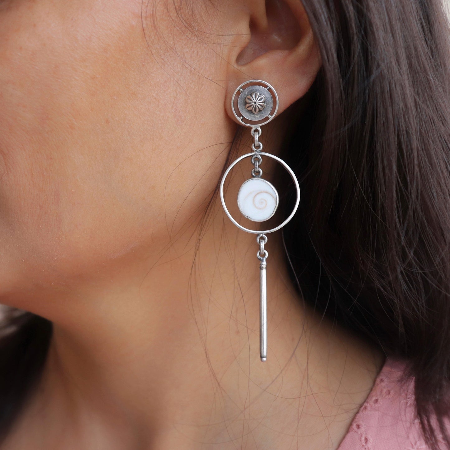 Moon shell Earrings - Smith Jewels