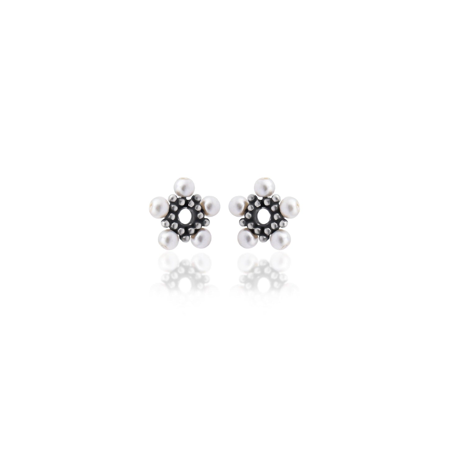 Pearl Flower Earrings - Smith Jewels