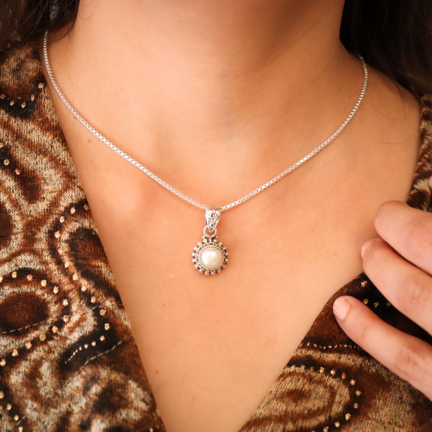 Pearl Rava Set- (Earrings | Rings | pendant) - Smith Jewels