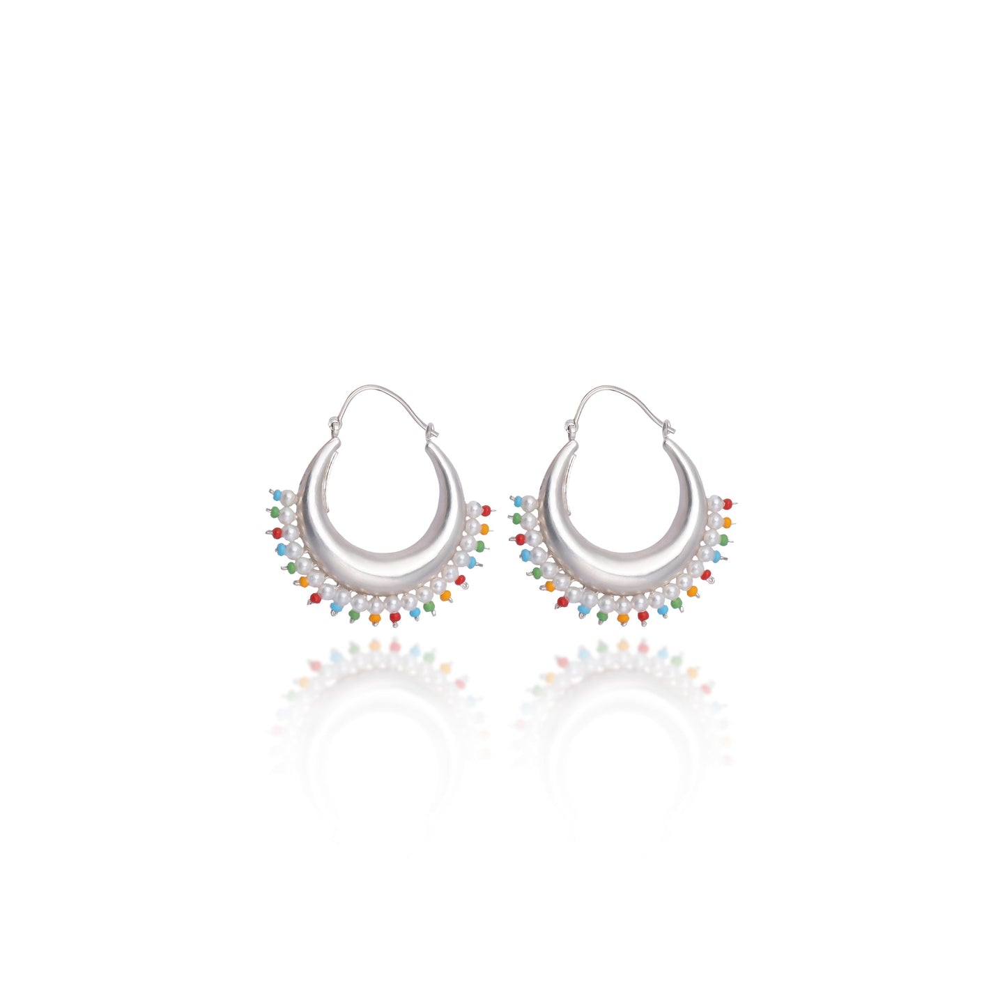 Rainbow Hoop Earrings - Smith Jewels