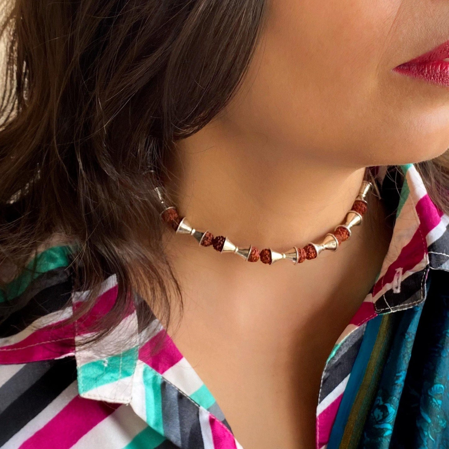 Rudraksh Damru Choker - Smith Jewels