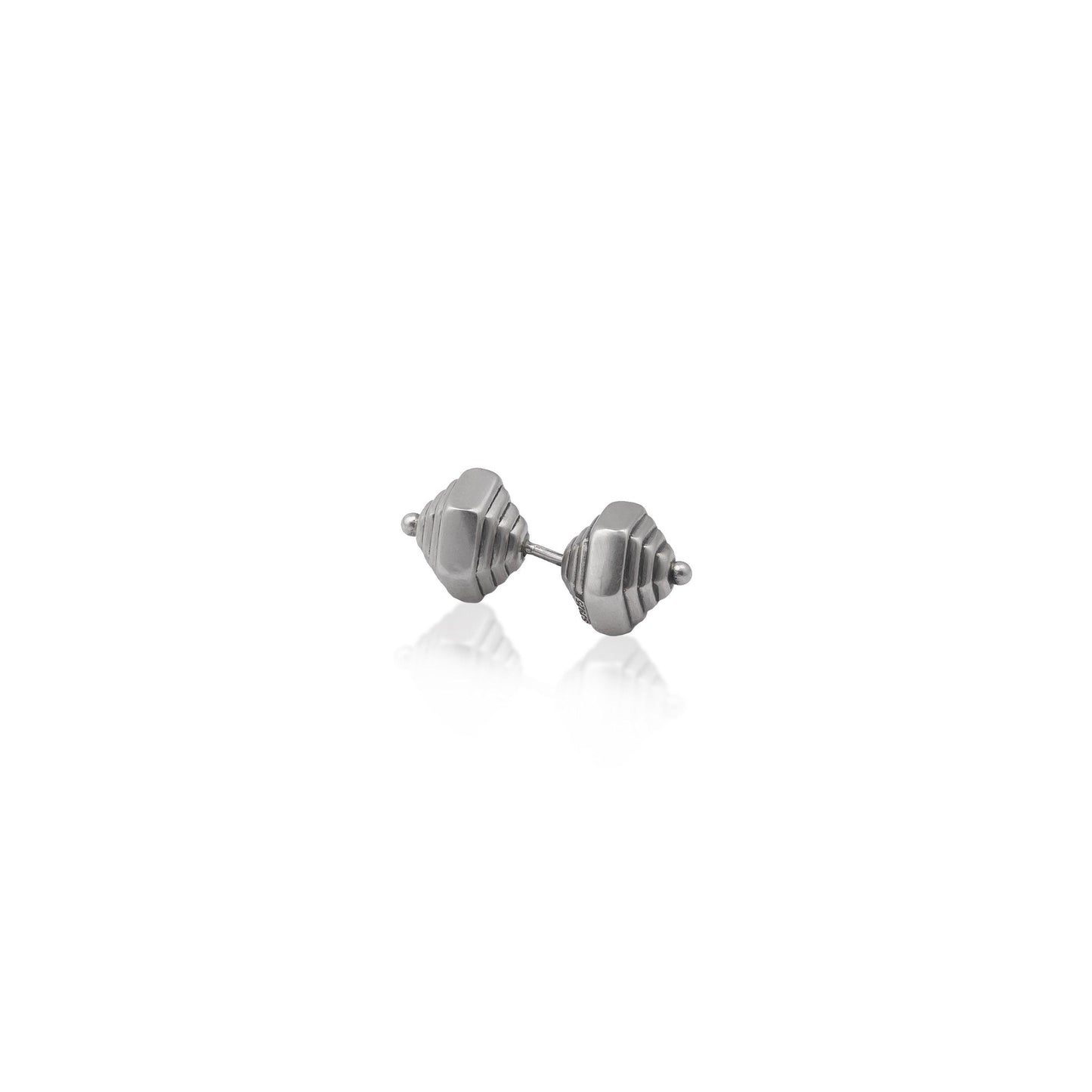 Unisex Silver Bugadi Studs - Smith Jewels