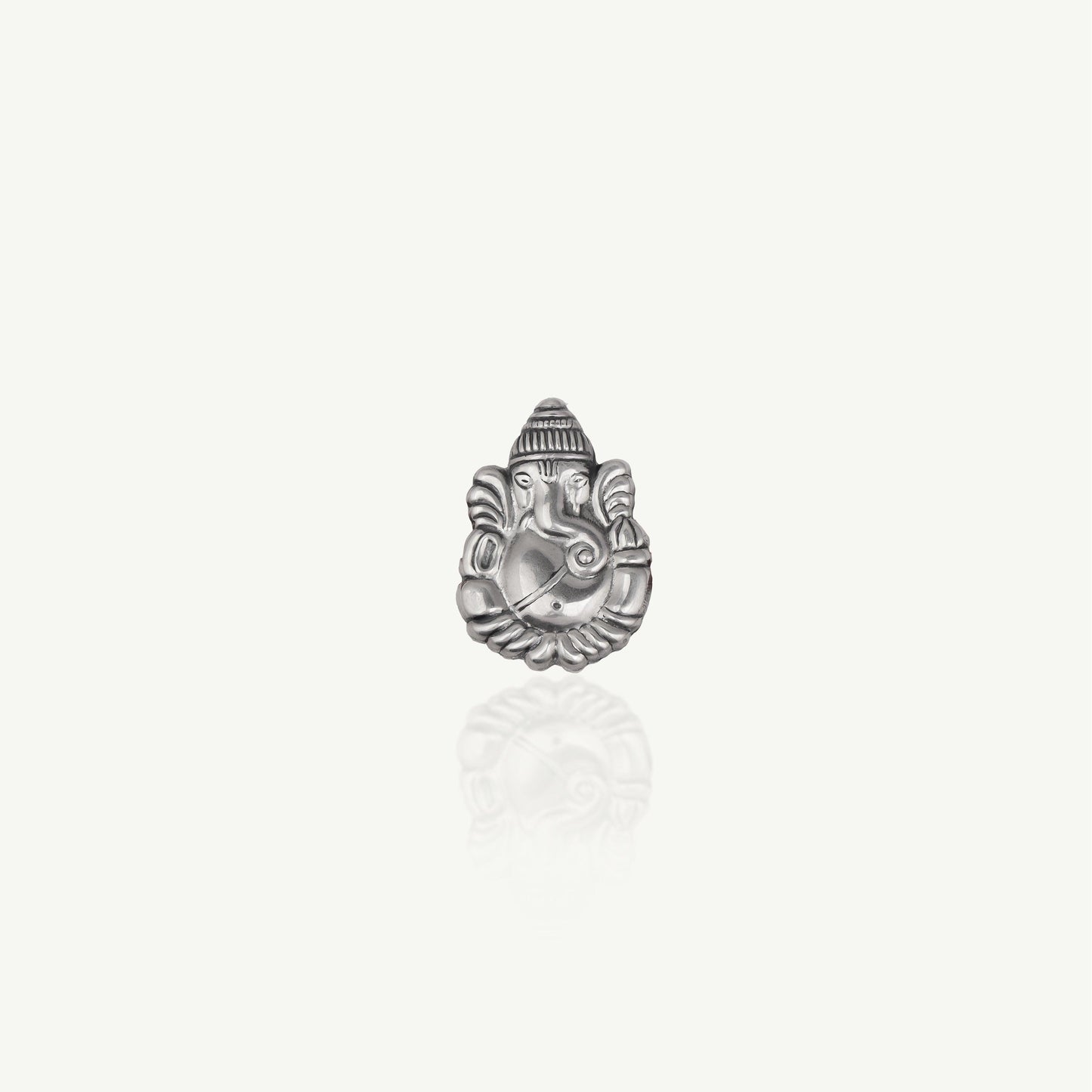 Silver Ganesha Brooch cum pendant - Smith Jewels