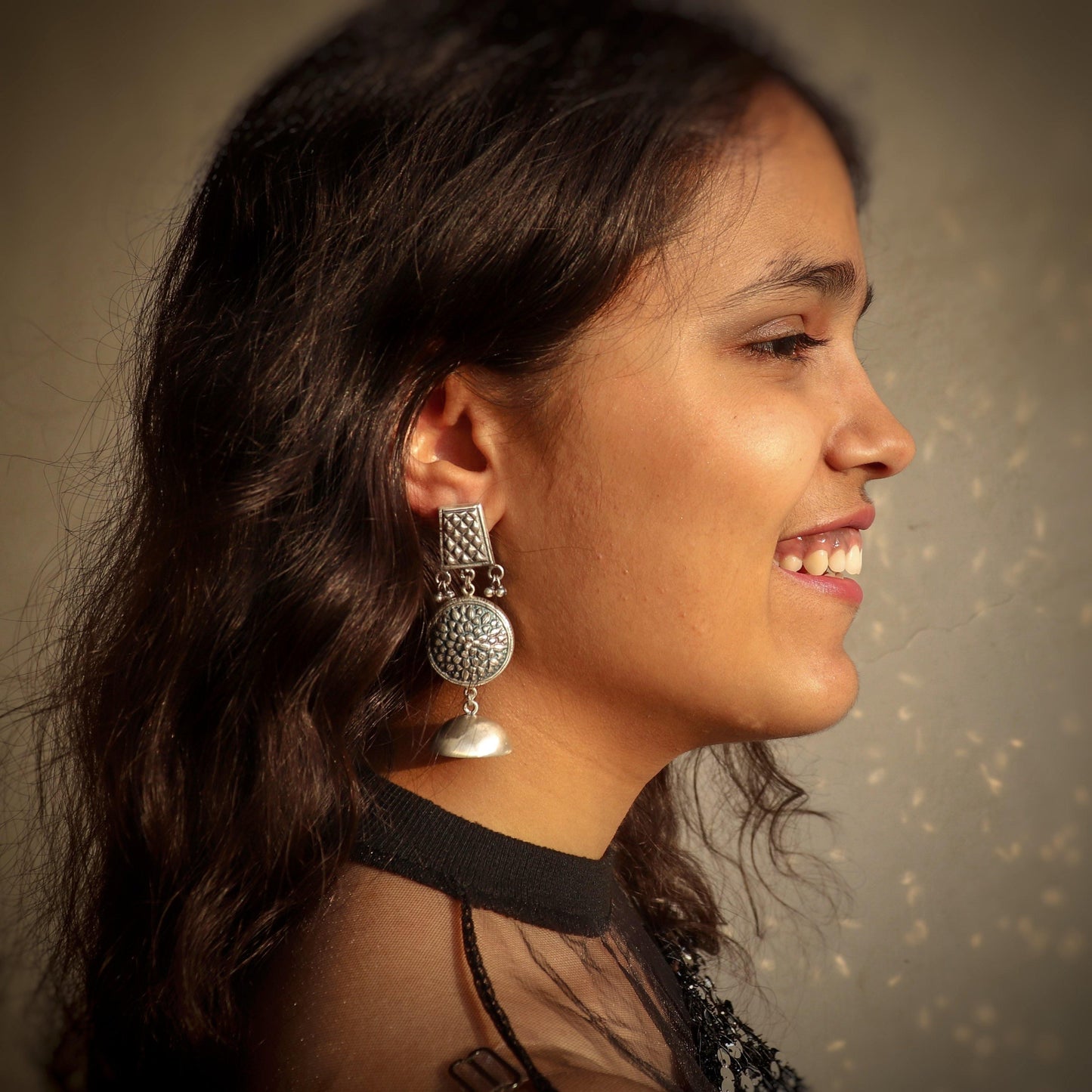 Tri Fusion Jhumka - Smith Jewels