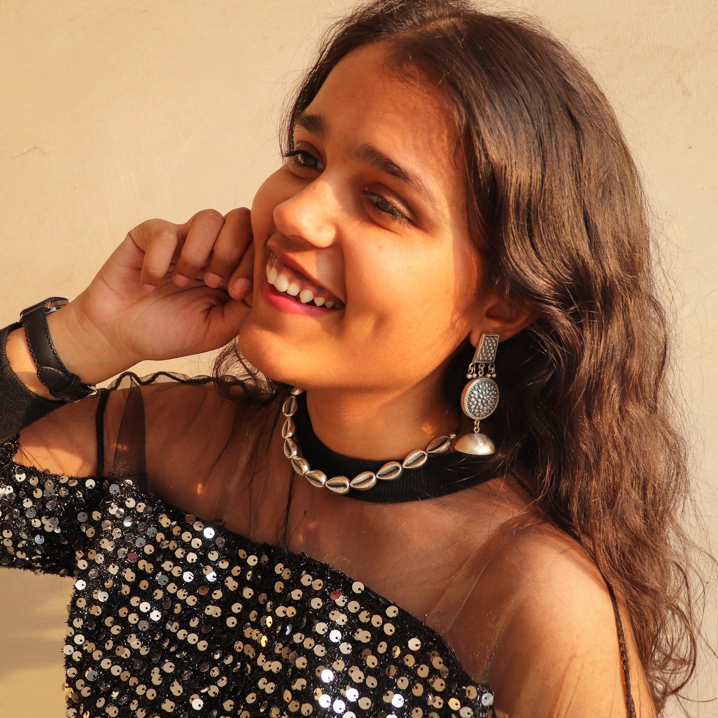 Tri Fusion Jhumka - Smith Jewels