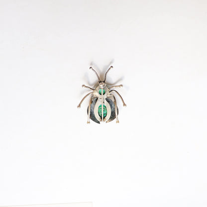 Turquoise Beetle Brooch - Smith Jewels