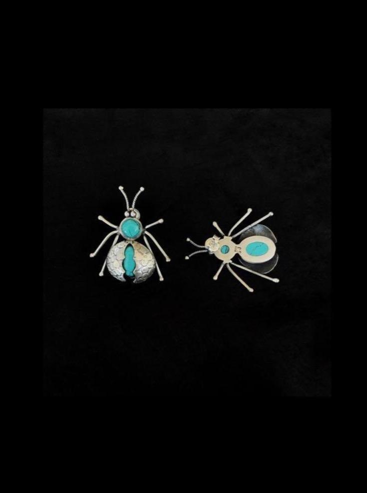 Turquoise Beetle Earrings - Smith Jewels