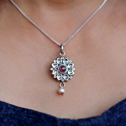 Red Blossom Pendant