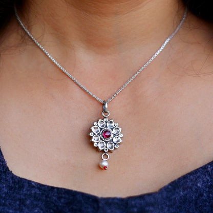 Red Blossom Pendant