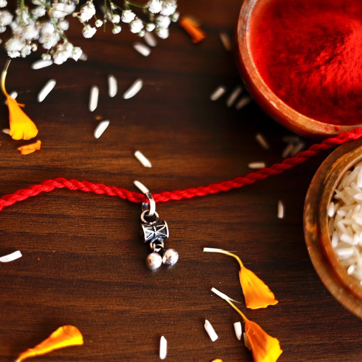 Little Damru Pendant Rakhi