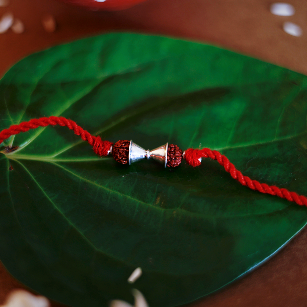 Rudraksh Damru Rakhi | Bracelet