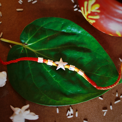 Silver Star Rakhi