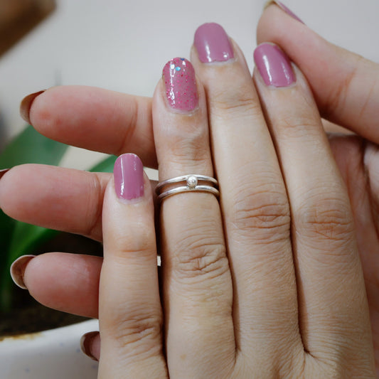 Dot-Duo Stackable Ring