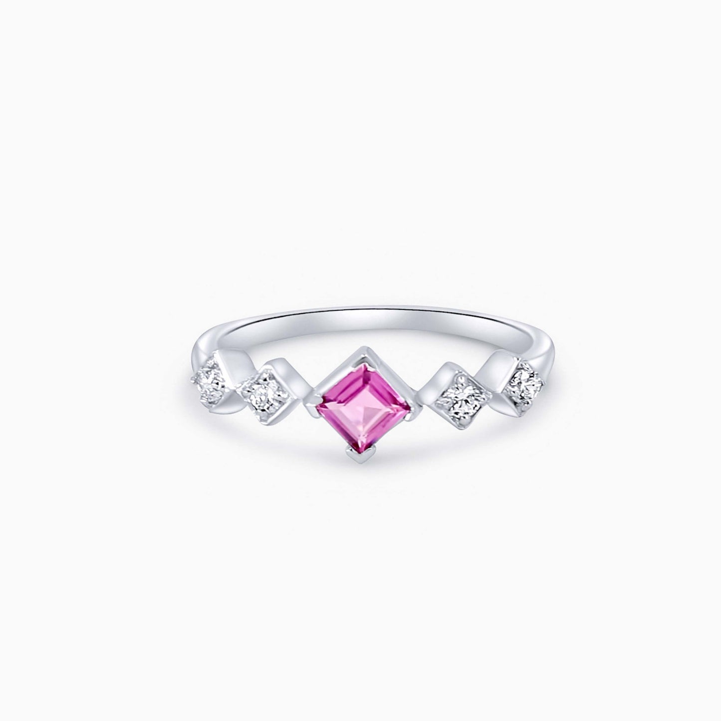 Princess Half Eternity Ring