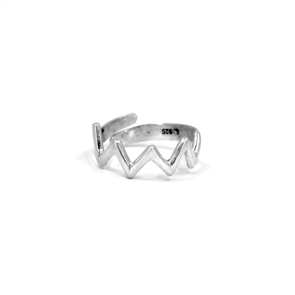 Zig-Zag Pinki Finger Ring