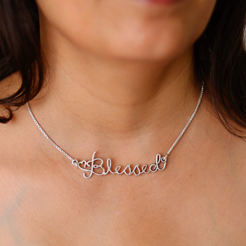 Blessed Silver Necklace - Smith JewelsNeck Wear