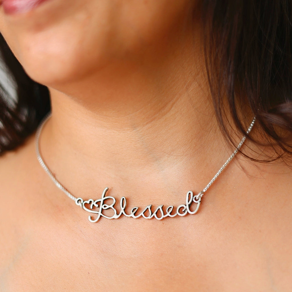 Blessed Silver Necklace - Smith JewelsNeck Wear
