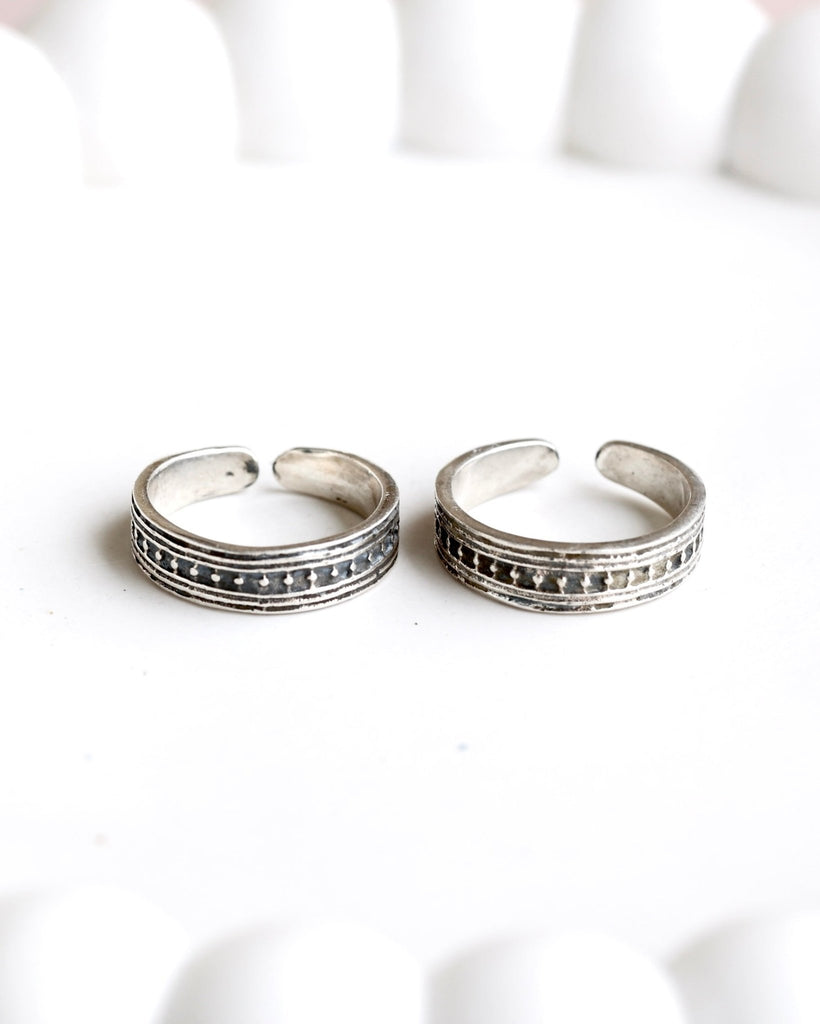 Classic Lines Toe Ring (Pair) - Smith JewelsToering