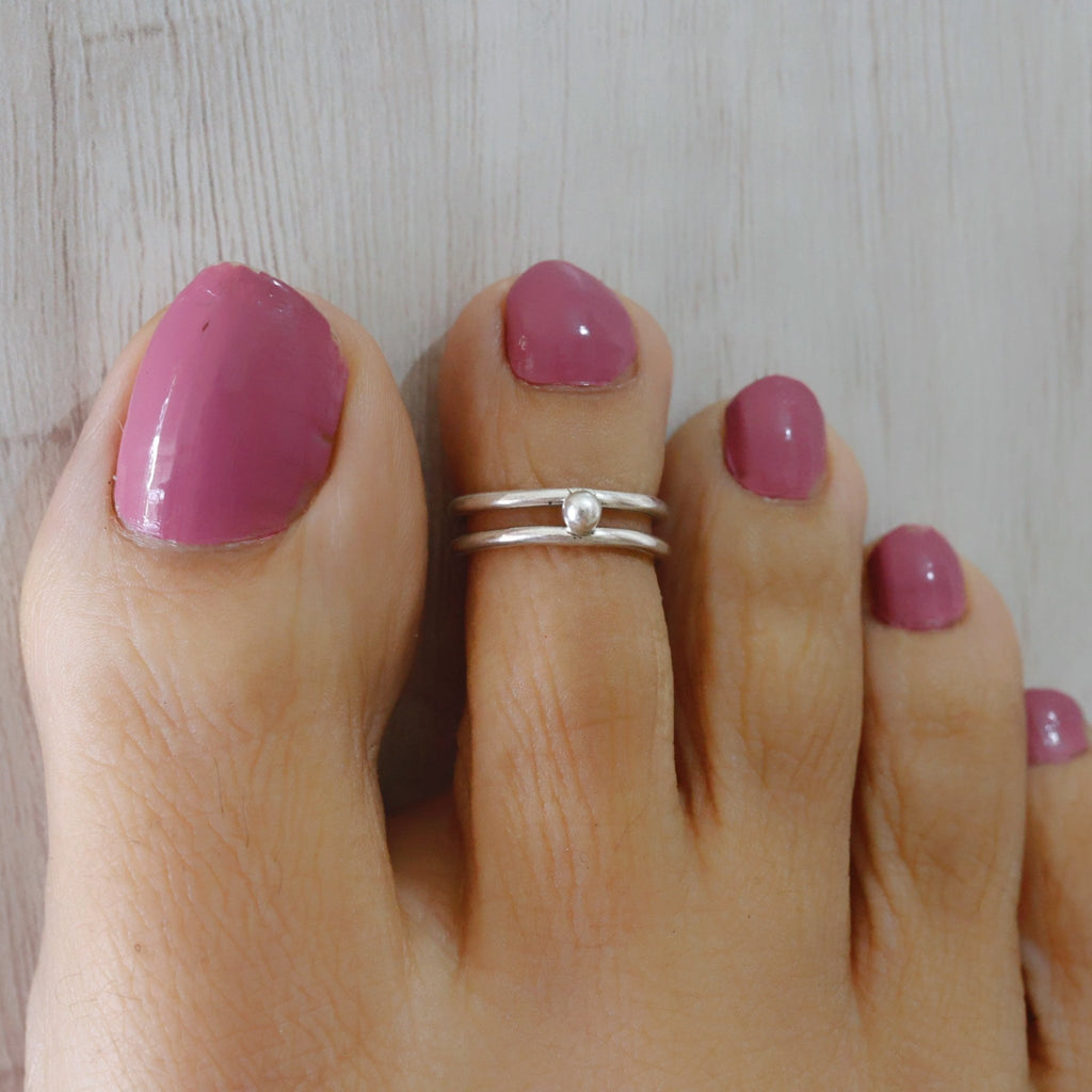 Dot - Duo Toe - Rings (Pair) - Smith JewelsToering