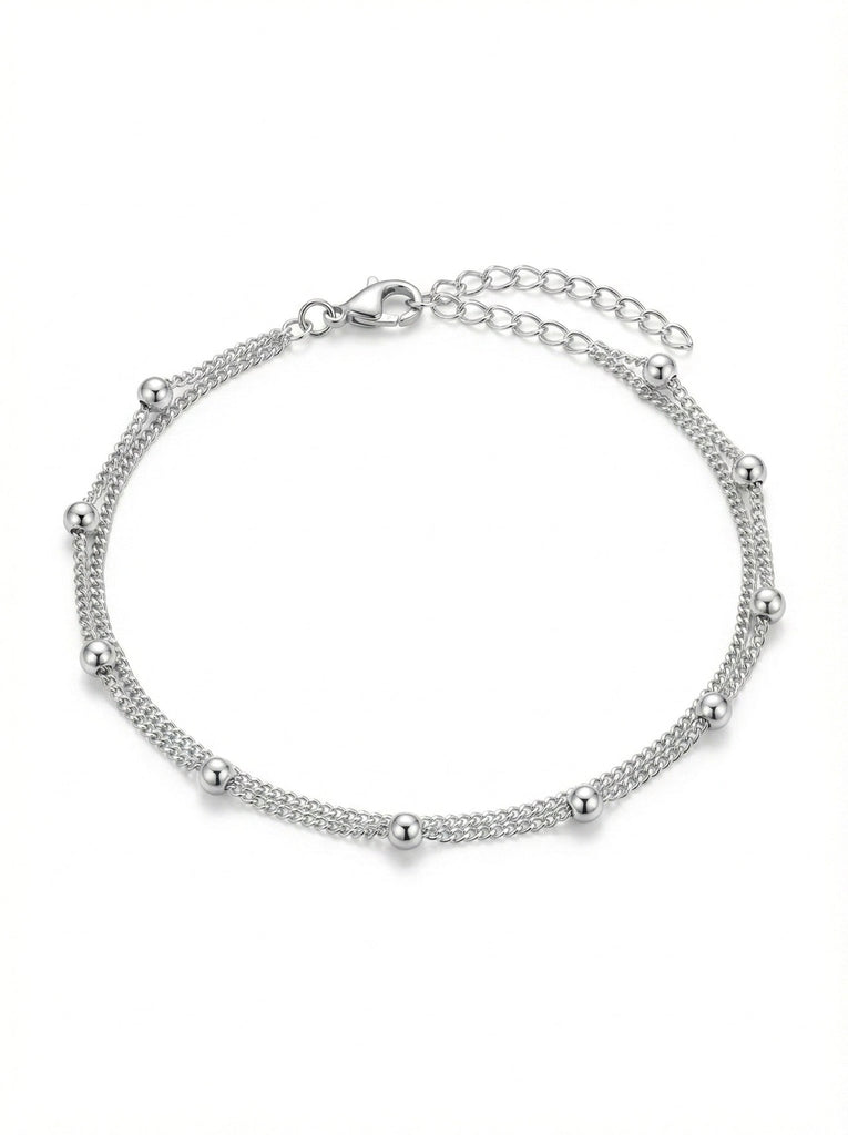 Grace Double Chain Anklet - Smith JewelsAnklets