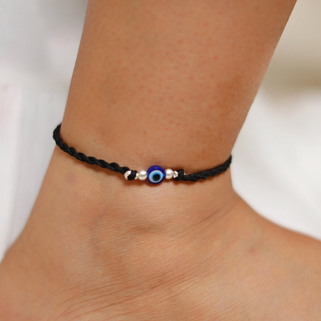 Guard Evil Eye Nazarbattu Anklet - Smith JewelsAnklets
