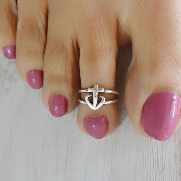 Anchor Toe-Rings (Pair)