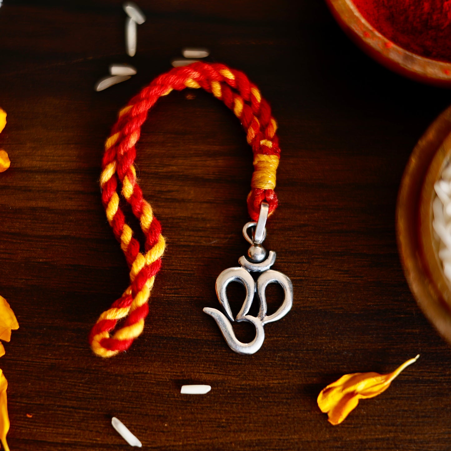 Sacred Om Lumba Pendant Rakhi