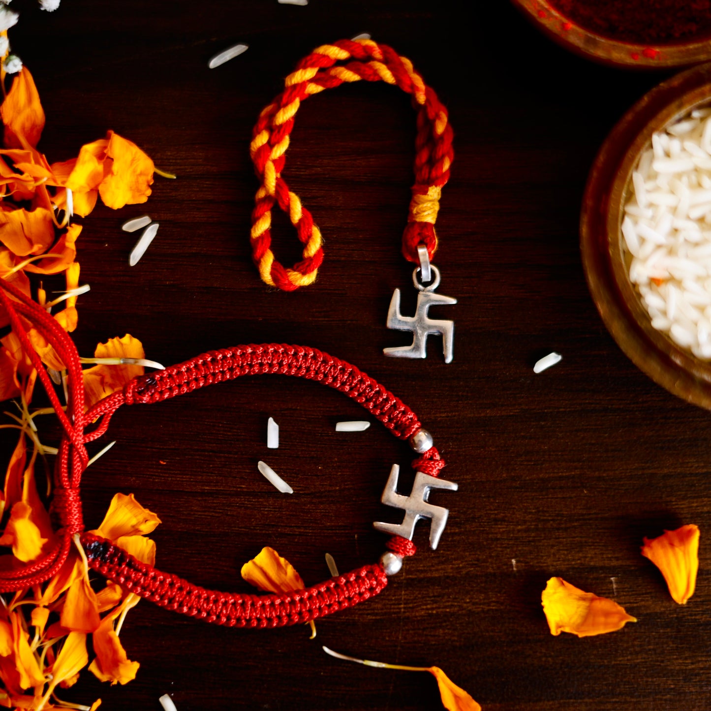 Swastik Bliss Lumba Pendant Rakhi