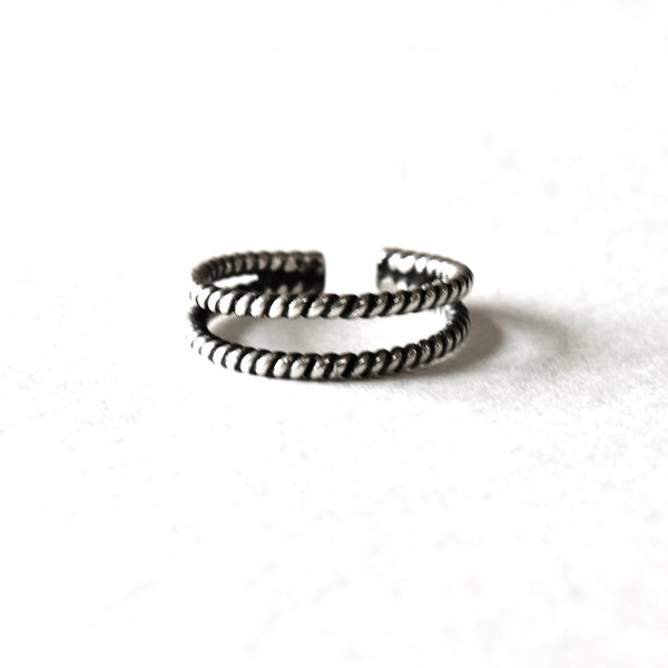 Twin Serenity Toe-Rings (Pair)