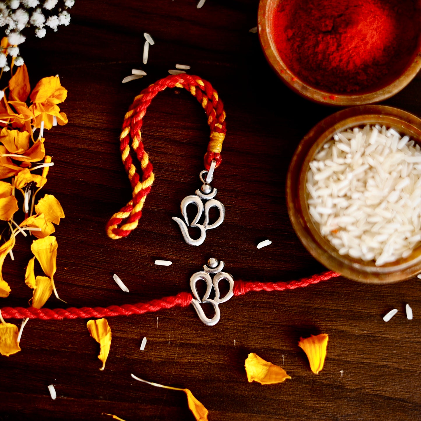 Sacred Om Lumba Pendant Rakhi