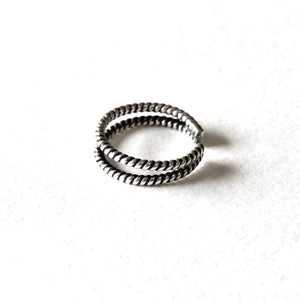 Twin Serenity Toe-Rings (Pair)