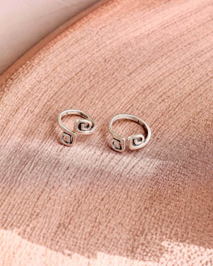 Mystic Swirl Toe Ring (Pair) - Smith JewelsToering