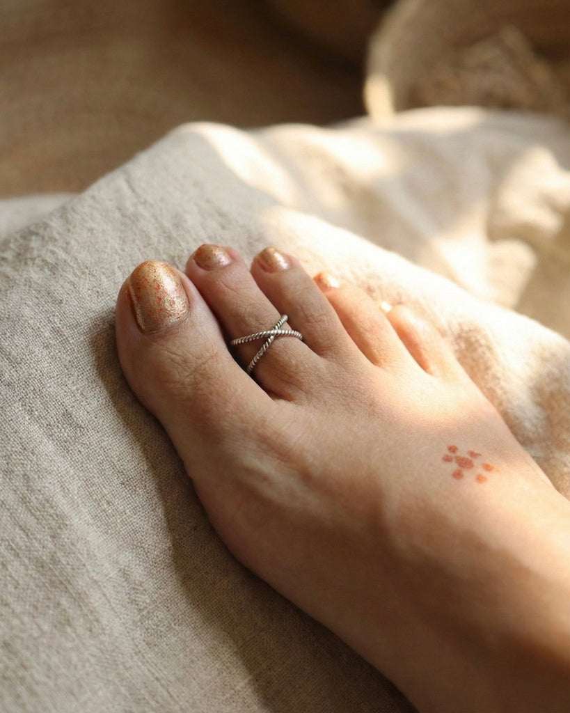 Nitya Reversible Toe Ring (Pair) - Smith JewelsToering