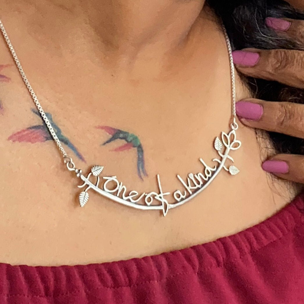 One Of A Kind Silver Necklace - Smith JewelsNeck Wear